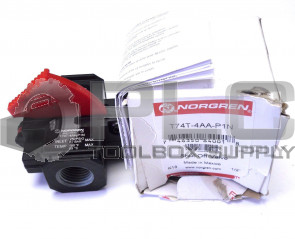 NEW NORGREN T74T-4AA-P1N VALVE,SHUT OFF,PTF