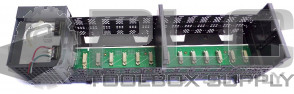 ALLEN BRADLEY 1746-A13 SER B 13 SLOT RACK W/ 1746-P4 SER A POWER SUPPLY