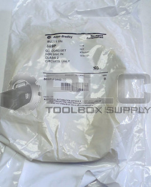 NEW ALLEN BRADLEY 889P-F3AB-10 QD CORDSET 3 PIN STRAIGHT