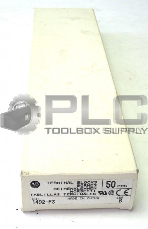 NEW ALLEN BRADLEY 1492-F3 SERIES B TERMINAL BLOCKS 50 PCS
