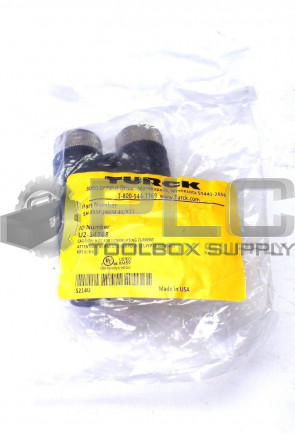 NEW TURCK SH-RSM-2RKM 40/K1T MOLDED CONNECTOR TEE