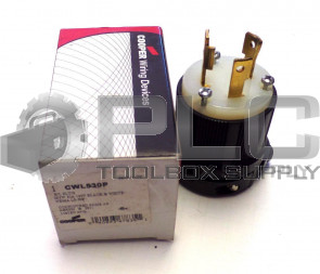 NEW COOPER CWL530P TURN/TWIST LOCKING MALE PLUG