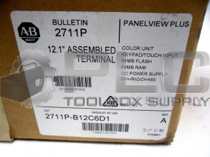 NEW ALLEN BRADLEY 2711P-B12C6D1 SER A PANELVIEW 1250 2711P-RDB12C 2711P-RN6