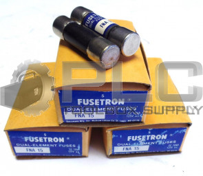 LOT OF 13 NEW FUSETRON FNA-15 DUAL-ELEMENT FUSES FNA15 