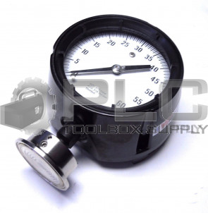 NEW ASHCROFT 0-60 PSI AISI 316 TUBE 320 316L SILICONE SF DURAGAUGE