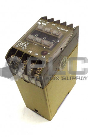PILZ PA-1SK/D/42V-2UZ SAFETY RELAY TIME DELAY 5AMP 250V 1-99.9 SEC  PA-1SK/D/42V