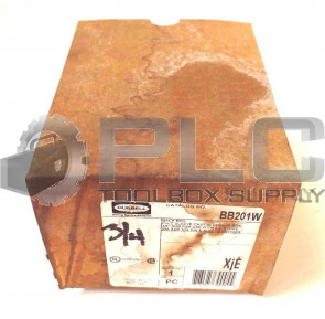 NEW HUBBELL BB201W BACK BOX PIN & SLEEVE