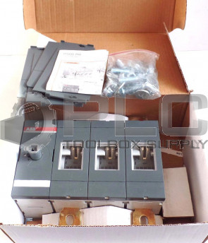 NEW ABB OT600U03 1SCA022798R0730 600 AMP 600 VAC 3 POLE DISCONNECT SWITCH