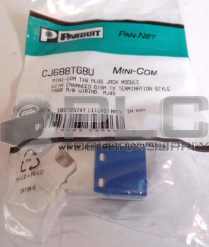 NEW PANDUIT CJ688TGBU MINI-COM TX6 PLUS JACK MODULE PAN-NET QTY AVAILABLE