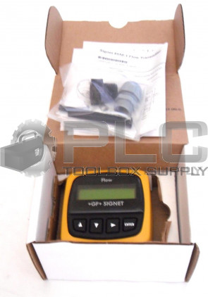 NEW GF SIGNET 3-8550-1 FLOW METER TRANSMITTER 12-24VDC 200MA FIELD MOUNT