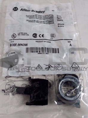 NEW ALLEN BRADLEY 800F-MN3W SERIES A LED MODULE WITH LATCH