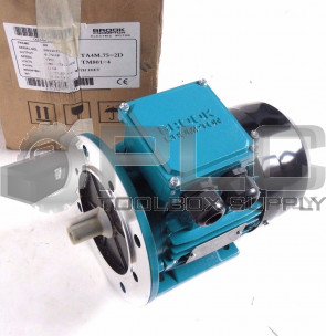 NEW BROOK CROMPTON TA4M.75-2D 80 FRAME TM 801-4 .75 HP