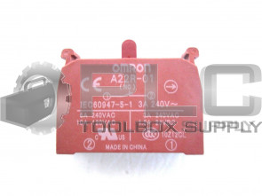 NEW OMRON  A22R-01 CONTACT BLOCK