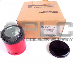 NEW ALLEN BRADLEY 855TP-B24D4 STACK LIGHT RED 855T-B24D4 SER C