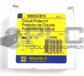 NEW SQUARE D 9080GCB10 CIRCUIT PROTECTOR GCB10