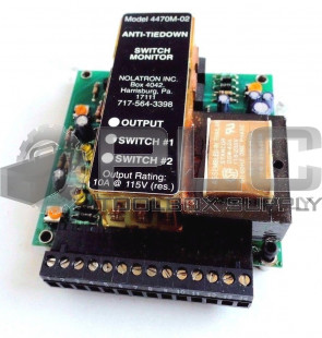 NOLATRON 4470M-02 ANTI-TIE DOWN SWITCH MONITOR 10A 115V