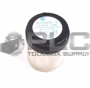 ALLEN BRADLEY 855T-B24FN7 /C FLASHING INCANDESCENT 24V SERIES C