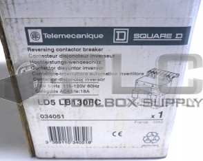 NEW TELEMECANIQUE LD5 LB130FC REVERSING STARTER LD5-LB130-FC