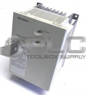 MITSUBISHI FR-A024-0.75K-UL DRIVE FREQROL INVERTER 1HP 5AMP 3PHASE 200-230VAC