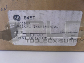 ALLEN BRADLEY 845T-DC12ECM-C ENCODER OPTICAL INCREMENTAL