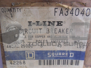 NEW SQUARE D CIRCUIT BREAKER FA34040
