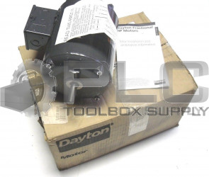 NEW DAYTON 3N350C AC MOTOR, 1/3 HP, 3-PHASE, 230/460 V, RPM: 1725, FR: 48
