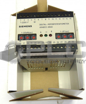 SIEMENS 6RA8222-8BA0 POTENTIOMETER DIGITAL MOTOR 24V