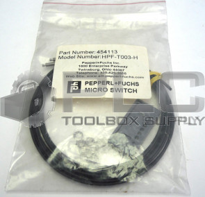 NEW PEPPERL + FUCHS HPF-T003-H FIBER OPTIC CABLE 454113