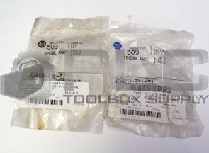LOT OF 2 NEW ALLEN BRADLEY 40410-331-51 SIZE 0 CONTACT KIT
