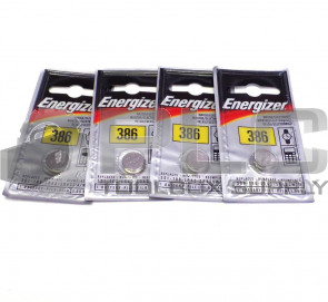 LOT OF 4 ENERGIZER 386 386/301 REPLACES 301, 186, LR43, SR43S/W/W