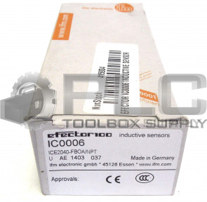 NEW EFECTOR IFM IFM IC0006 ICE2040-FBOA/NPT PROXIMITY SWITCH