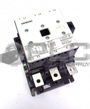 SIEMENS 3TF52 3-POLE CONTACTOR 3TF5222-0AL2 230 VAC