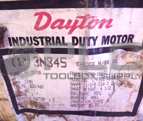 NEW DAYTON MOTOR 3N345 INDUSTRIAL DUTY 3N345C