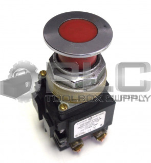GENERAL ELECTRIC TWO POSITION PUSH BUTTON CR104PTY211 WITH 2 CR104P