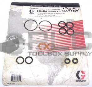 NEW GRACO 218-084 REPAIR KIT FOR AIR CONTROL VALVES 218-063 AND 218-064 GLUTTON