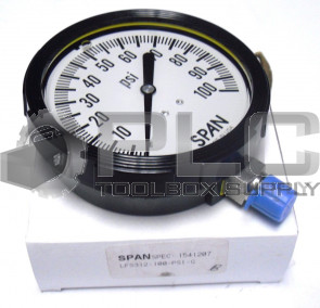 NEW SPAN LFS312-100-PSI-G 0-100 PSI 1/4" 1541207