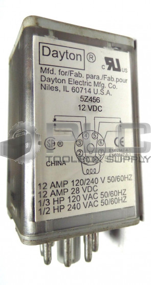 DAYTON 5Z456 12VDC