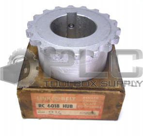 NEW LINK BELT RC 6018 2 1/8" BORE WITH KEYSEAT AND SETSCREW