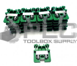 NEW ALLEN BRADLEY LOT OF 26 1492 CA TERMINAL BLOCK GREEN