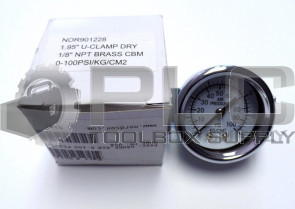 NEW NORDSON 901228 NOR901228 AIR GAUGE 0-100PSI 0-7KG