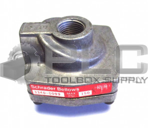 SCHRADER BELLOWS 3340-0099 VALVE 150 PSI