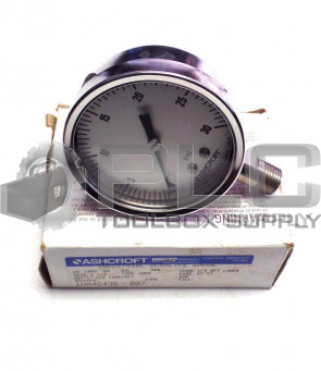 NEW ASHCROFT251009SW02L30 DURALIFE GAUGE 0-30P SI