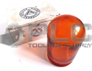 NEW APPLETON VGL-1AM GLASS GLOBE AMBER