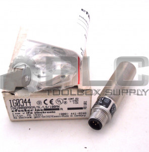 NEW IFM EFECTOR IG0344 PROXIMITY SWITCH INDUCTIVE 8MM RANGE W/QD