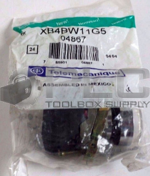 NEW TELEMECANIQUE XB4BW11G5 WHITE ILLUMINATED PUSHBUTTON SWITCH