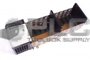 ALLEN BRADLEY 1756-A10 /B 10-SLOT RACK WITH 1756-PA72 /B POWER SUPPLY1756-A10