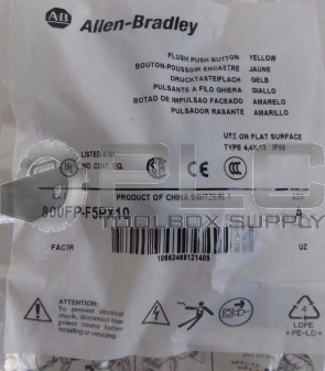 NEW ALLEN BRADLEY 800FP-F5PX10 PUSH BUTTON SER A