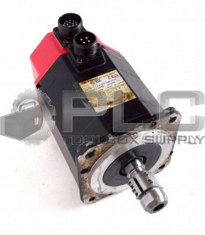 FANUC A06B-0123-B575 #7076 SERVO MOTOR 1.2HP 0.9KW 3000RPM 4.6AMP 127VAC 3PH