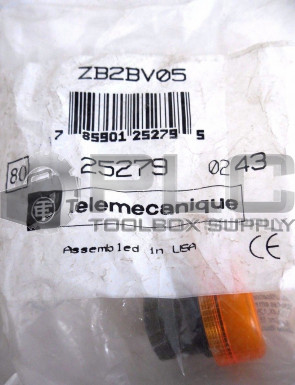 NEW TELEMECANIQUE ZB2BV05 AMBER PILOT HEAD