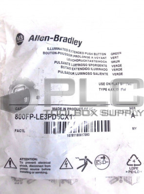 NEW ALLEN BRADLEY 800FP- LE3PD5CX11 ILLUMINATED PUSH BUTTON